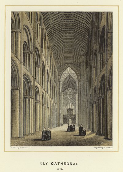 Ely Cathedral, Nave by English School