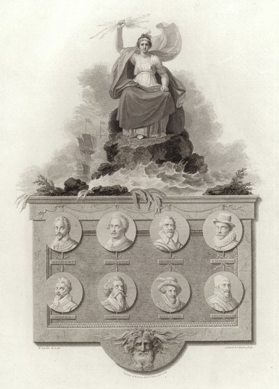 English Explorers and Mariners by English School
