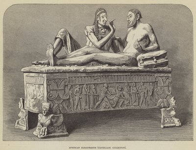 Etruscan Sarcophagus, Castellani Collection by English School