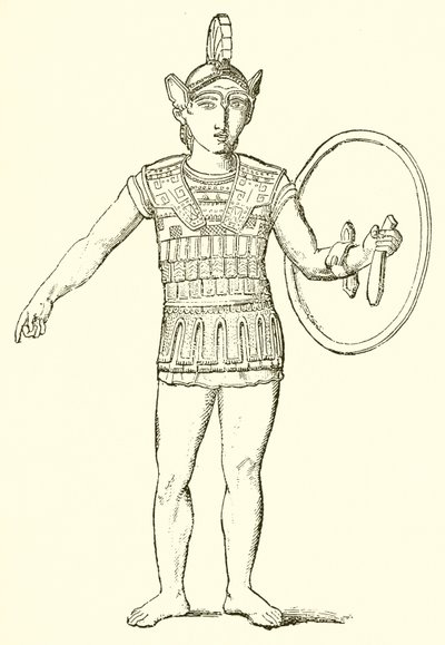 Etruscan Warrior by English School