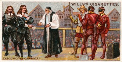 Execution of king Charles I by English School
