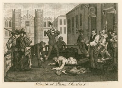 Execution of King Charles I at Whitehall by English School