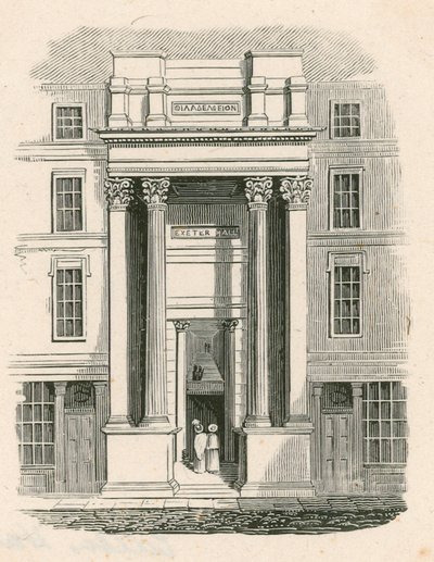 Exeter Hall, Strand, London by English School