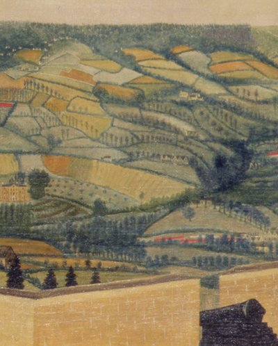 Extensive Landscape seen from Rodborough Fort, c.1764 (detail) by English School