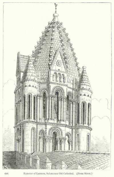 Exterior of Lantern, Salamanca Old Cathedral by English School