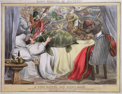 Fatal effects of gluttony, a Lord Mayor