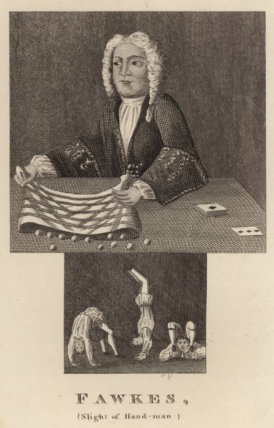 Fawkes, Slight of Hand-man by English School