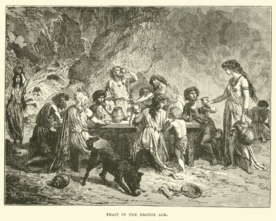 Feast in the Bronze Age by English School