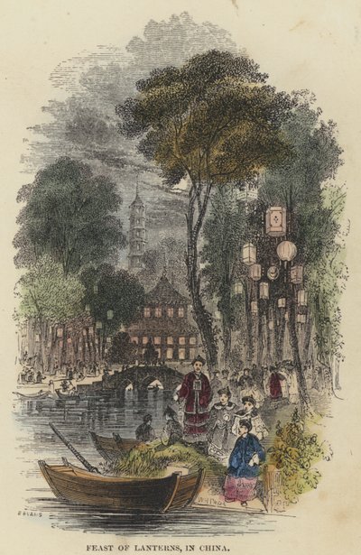 Feast of Lanterns, in China by English School