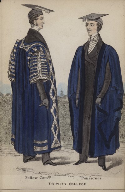 Fellow Commoner, Pensioner, Trinity College by English School