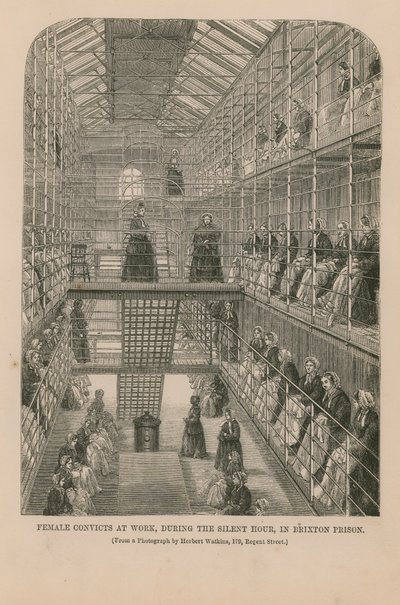 Female convicts at work by English School
