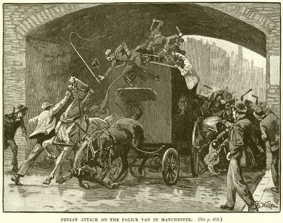 Fenian Attack on the Police Van in Manchester by English School
