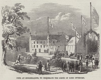 Fete at Inglismaldie, to celebrate the Birth of Lord Inverury by English School
