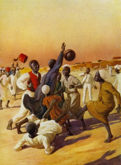 Football in the Sudan by English School