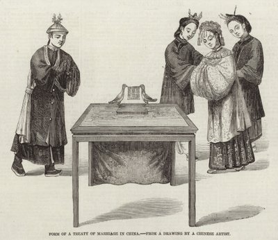 Form of a Treaty of Marriage in China by English School