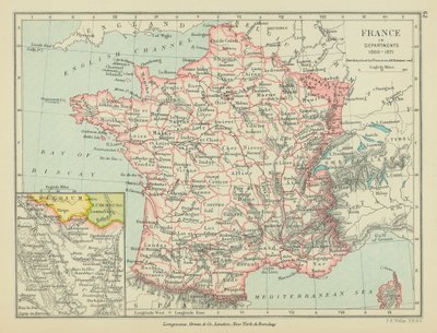 France in Departments by English School