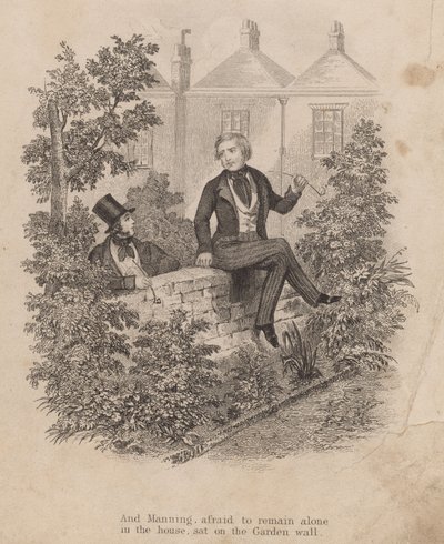 Frederick George Manning Sitting on a Wall Following the Murder of Patrick O
