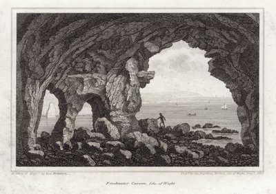 Freshwater Cavern on the Isle of Wight by English School