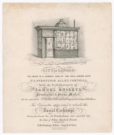 Front of No. 3, Sweeting