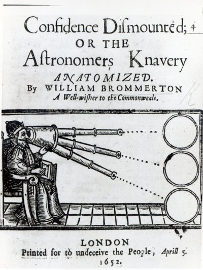 Frontispiece to Confidence Dismounted; or the Astronomer