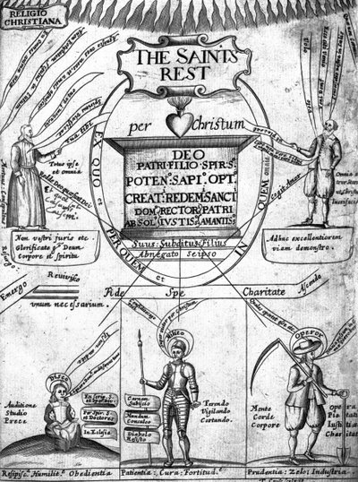 Frontispiece to The Saints Everlasting Rest by Richard Baxter by English School