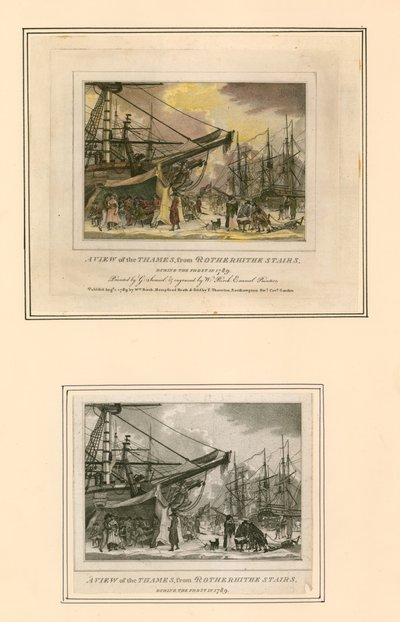 Frost Fair of 1789 by English School