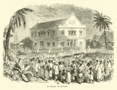 Funeral of Knibb by English School