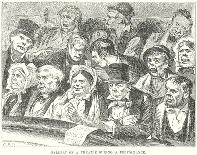 Gallery of a Theatre during a Performance by English School