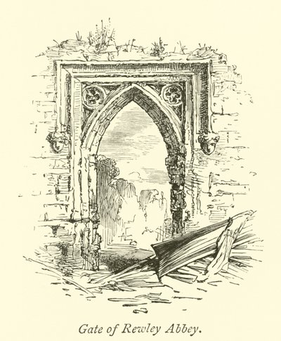 Gate of Rewley Abbey by English School