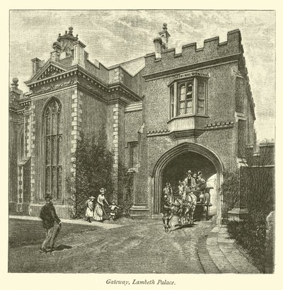 Gateway, Lambeth Palace by English School