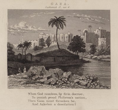 Gaza, Zephaniah II, ver 4 by English School