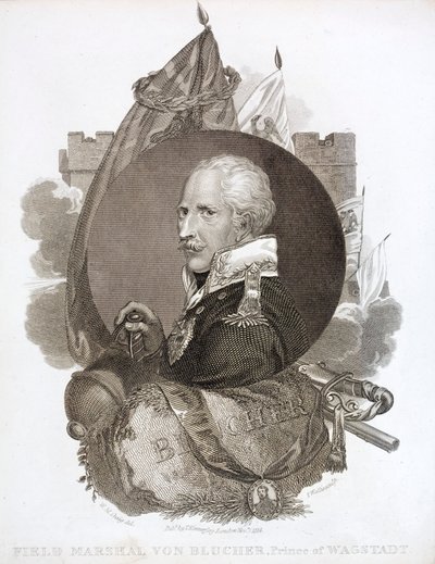 Gebhard von Blucher, Prussian Field Marshal by English School