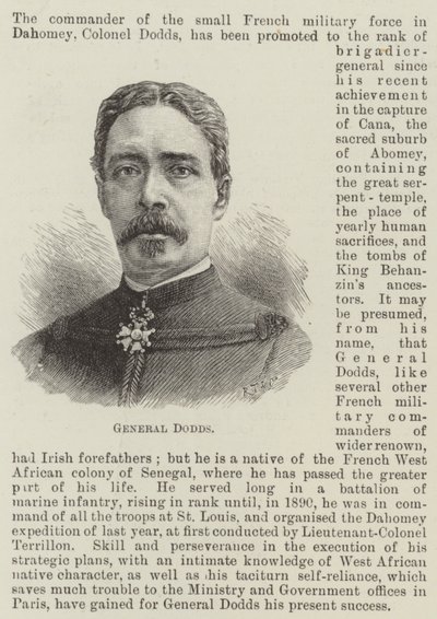 General Dodds by English School