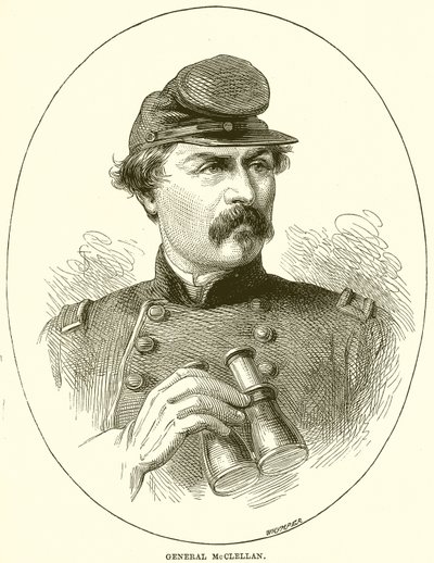 General McClellan by English School