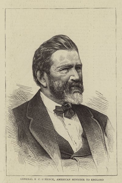 General R C Schenck, American Minister to England by English School