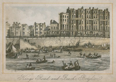 General View of Kings Road and Beach in Brighton by English School