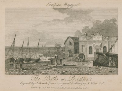 General View of the Baths at Brighton by English School