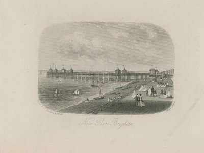 General view of the new pier in Brighton by English School