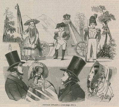 German Dwarfs by English School