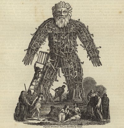 Gigantic Druidical Idol by English School