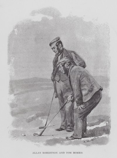 Golf: Allan Robertson and Tom Morris by English School