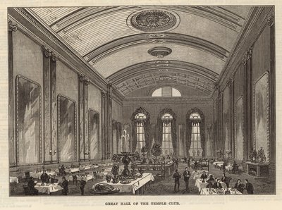 Great Hall of the Temple Club, London by English School
