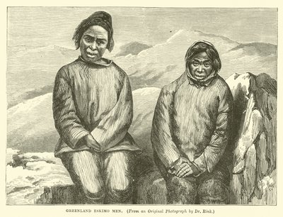 Greenland Eskimo men by English School