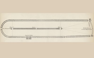 Ground plan of a typical Roman Circus, from The National Encyclopaedia, published by William Mackenzie, London, late 19th century by English School