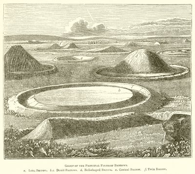 Group of the Principal Forms of Barrows by English School
