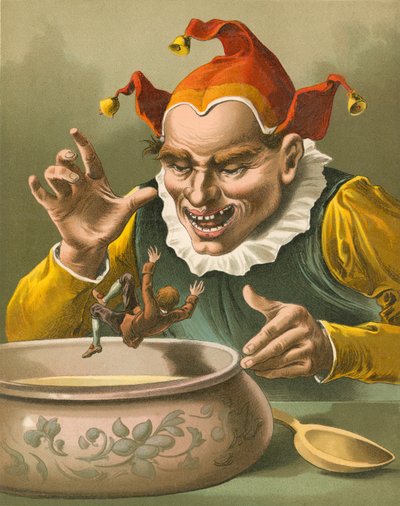 Gulliver in Brobdingnag by English School