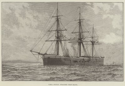 HMS Sultan, stranded near Malta by English School