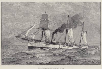 HMS Wasp, supposed to be lost at Sea by English School