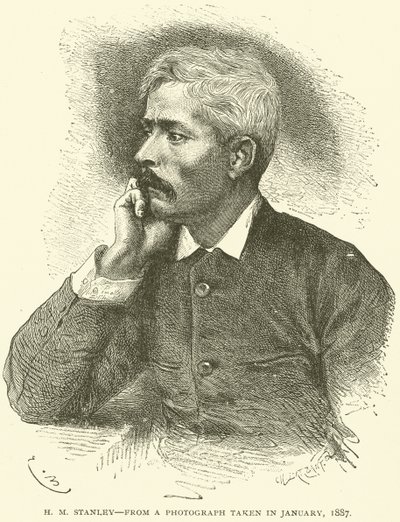 H M Stanley, From A Photograph taken in January by English School
