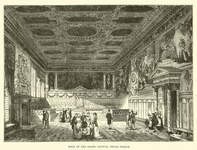 Hall of the Grand Council, Ducal Palace by English School